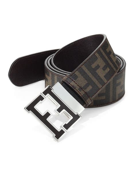 fendi reversible belt women's